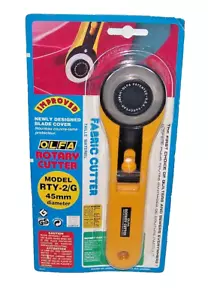 Cortador de tela rotativo OLFA 45 mm RTY-2/G nuevo sellado - Imagen 1 de 1