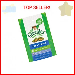 FELINE GREENIES SMARTBITES HEALTHY INDOOR Natural Treats for Cats, Tuna Flavor, - Picture 1 of 2