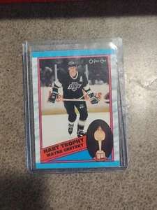 Tarjeta trofeo wayne gretzky hart o-pee-chee nhl hockey 1989-90 320 los angeles  - Imagen 1 de 2
