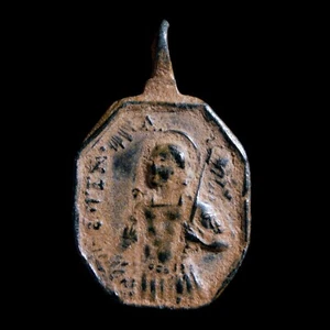 Religiöse Medaille XVI-XVII Jahrhunderte, 26x16 mm. - Bild 1 von 3