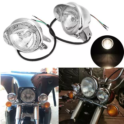 Juego de luces antiniebla de conducción con lámpara de paso para Kawasaki Vulcan 1500 VN1500G Nomad Foto 1 de 4