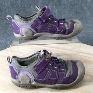 Keen Shoes Youth 3 Knotch Hollow Sneakers Purple Hook & Loop Comfort Low 1025882 - Picture 1 of 15