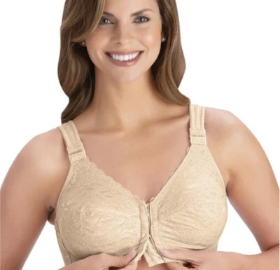 Sujetador modelador inalámbrico instantáneo con soporte de postura completa Lunaire beige cierre frontal 44B Foto 1 de 4