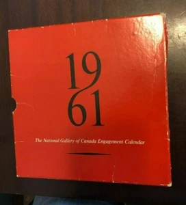 Vintage 1961 Calendar National Gallery of Canada Engagement - Picasso, Rodin - Imagen 1 de 10
