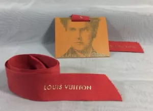 Louis Vuitton “Louis Face” Gift Card + Envelope +Gift Note + 30” Red Ribbon - Picture 1 of 2