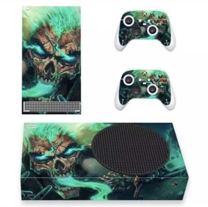 SCARY SKULL DESIGN Xbox Series S Vinilo Recubrimiento PEGATINA Protector Consola Calcomanía Envoltura - Imagen 1 de 1