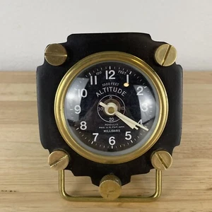 Pendulux Clock Altitude Pilot Desk Table Clock Heavy Cast NOT WORKING - Picture 1 of 11