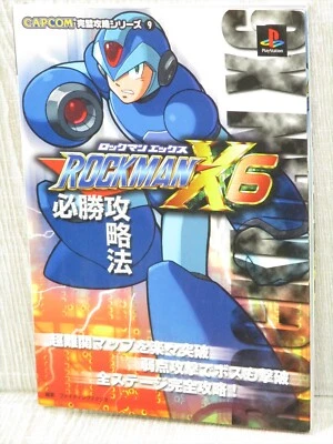 ROCKMAN X6 Mega Man Guide Sony PlayStation 1 Book 2001 Japan FT49 - Image 1 of 4