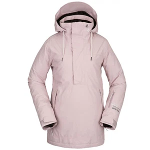 VOLCOM Women 2022 Snowboard Snow - Fern Insulated Gore-Tex Pullover Jacket -Pink - Picture 1 of 2