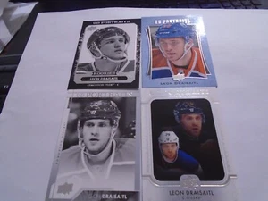 Leon Draisaitl (4) Lote de Tarjetas UD Retratos 1 Novato +3 Reg. Retratos - Imagen 1 de 3