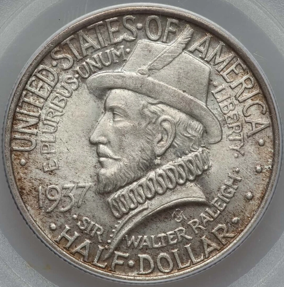 1937 Roanoke Commemorative NGC MS67 - FABULOUS TONING ! - Image 1 of 4