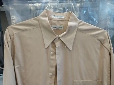 Vintage 90s Claiborne Button Down Casual Shirt Men's 16.5 32 33 Long Sleeve - Image 1 of 3