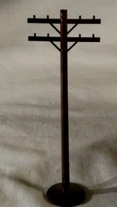 Plasticville Bachmann BrownTelephone Pole - Picture 1 of 2