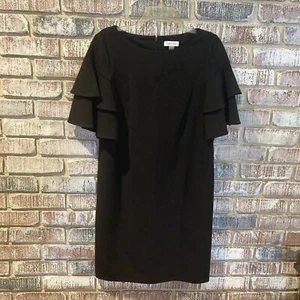 Calvin Klein Kleid schwarz.  Knielang Größe 8. - Bild 1 von 4