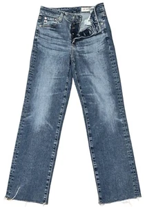 AG Adriano Goldschmied Jeans Alexxis Straight Vintage Fit Gr. 25 Button Fly - Bild 1 von 10