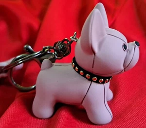 NEU-Süßer Schlüsselanhänger Französische Bulldogge-rosa, Bully, French Bulldog - Bild 1 von 5