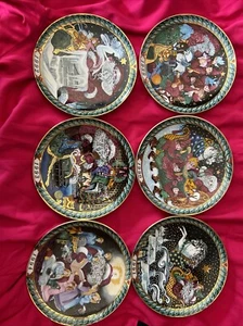 Set 6 Hans Henrik Hansen Weihnachtsmann Weihnachtssammlung 1989-1994 - Bild 1 von 15