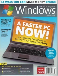 THE OFFICIAL WINDOWS MAGAZINE.SPRING 2012.FASTER PC,WINDOWS 8, MAKE MONEY ONLINE - Picture 1 of 4
