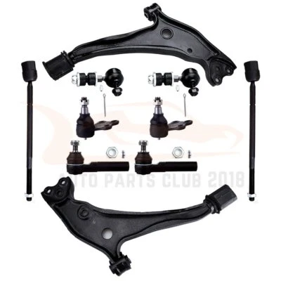 10pc Front Lower Control Arms Ball Joints Tie Rods Sway Bar For Mercury Villager Foto 1 de 4