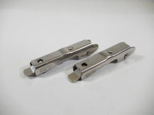 VINTAGE NOS TRICO TYPE 3 STRAIGHT ARM 1/4" WIDE WIPER ADAPTER CONNECTOR PAIR - Picture 1 of 3