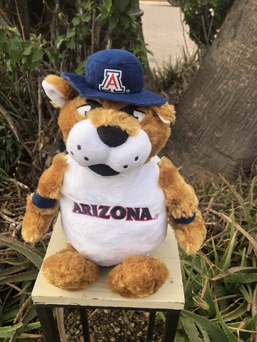 Arizona Wildcats NCAA Reverse-A-Pal Plush Mascot and Basketball 11” H  U OF A Cover