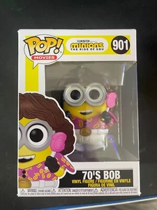 Funko Pop Movies Minions Rise of Gru #901 70er Bob Vinyl Figur - Bild 1 von 3