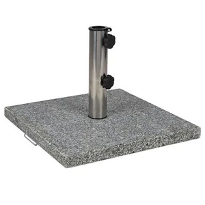 Sonnenschirmständer 30kg Granit Edelstahl Schirmständer Schirmfuß Schirmhalter - Bild 1 von 4