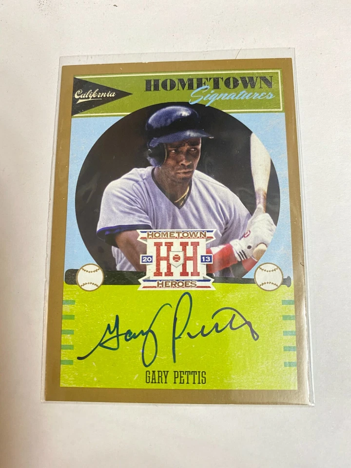 D29784  2013 Hometown Heroes Hometown Signatures #HSGP Gary Pettis - Image 1 of 1