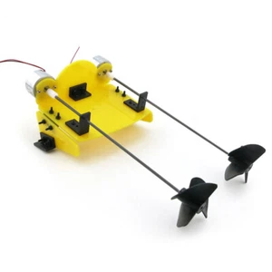 Boat Toy Kit Propeller Motor Shaft DIY Model Hobby Learning Hand School RC 19cm - Picture 1 of 5