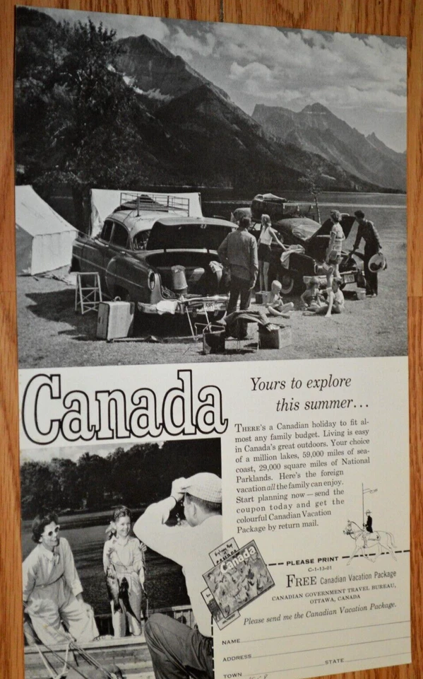 Chevy Two Ten 1954 Canadá anuncio impreso original vintage 54 210 Foto 1 de 1