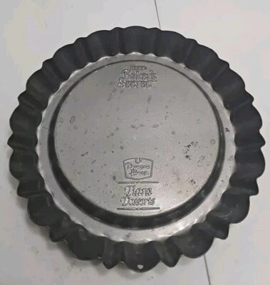 Tiara acanalada de postre de colección Ekco Baker's Secret Duncan Hines tarta quiche sartén Foto 1 de 4