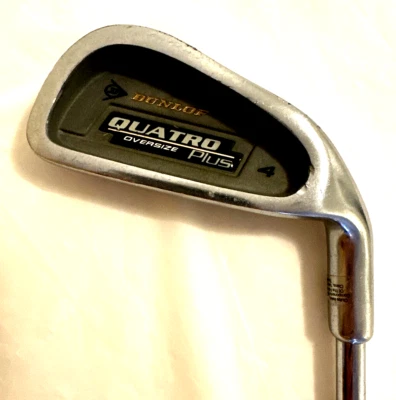 Dunlop Golf Club 4 Iron Quatro Oversize Plus RH 31"  True Temper Steel Excellent - Image 1 of 4