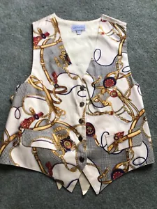 Michaelee Vintage Men’s Formalwear Ornamental Rayon Vest Large - Picture 1 of 7