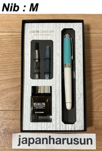 Platinum 3776 Fountain Pen Century Shape of Heart Bluebird Nib M PNB-43000A - Picture 1 of 21