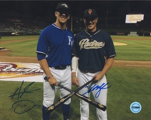 Hunter Dozier and hunter Renfroe Signed Autographed 8x10 Photo FSG - Picture 1 of 1