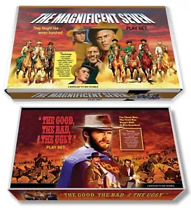 Marx "The Magnificent Seven" OR "The Good, The Bad and The Ugly" Play Set Box - Picture 1 of 8