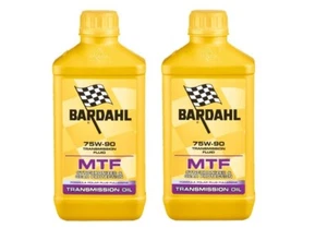 2X Bardahl Mtf 75W90 GL-4 1 Lt Lubricantes Aceite Tasa Para Cambio Manual - Imagen 1 de 3