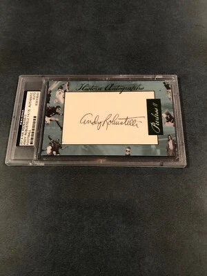 Andy Robustelli 14/15 2014 Historic Autographs Peerless II - Image 1 of 2