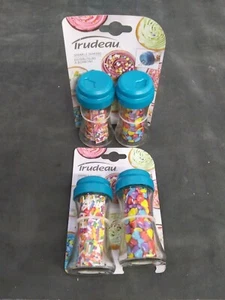 2 pks Trudeau Sprinkle Shakers Tropical Blue 2.5 Oz Baking Kitchen Food Crafts  - Picture 1 of 4