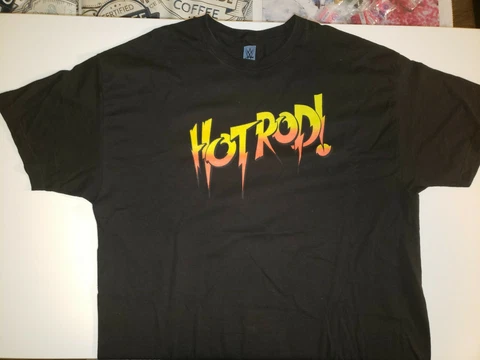 WWE Roddy Piper Hot Rod Black Tee Shirt Size S Cover