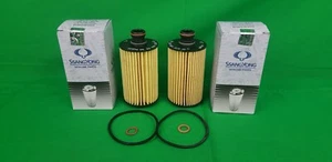 GENUINE SSANGYONG REXTON SUV Y400 & Y450 2.2 L TD OIL FILTER VALUE PACK (2 EA) - Picture 1 of 2