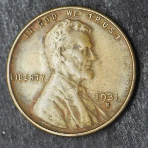 1931-S "High Grade" Lincoln Wheat Penny 1C - COINGIANTS - - Picture 1 of 2