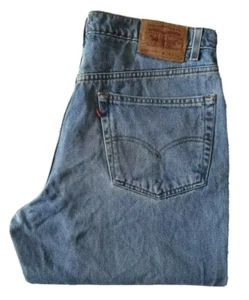 LEVIS 550 JEANS W 38 L 32 Vintage Relaxed Fit Blue Denim Red Tab (67) - Picture 1 of 12