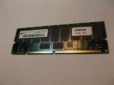 Compaq 256MB Server Ram Memory 133Mhz CL3 ECC PC133R-333-542-B1 Dell (3406) - Image 1 of 4