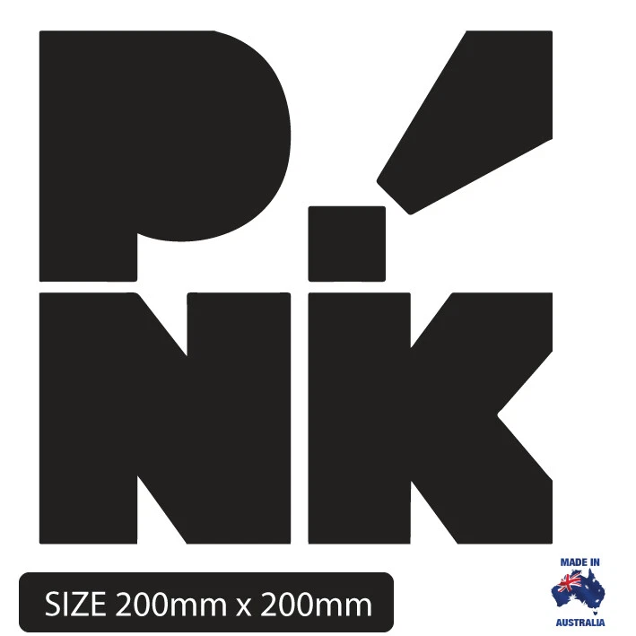 Rosa! Pegatina Coche 200mm en Blanco Logo Músico/Cantante Foto 1 de 1