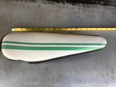 BICICLETA CHOPPER VINTAGE BANANA SEAT MUSCLE BIKE RAYAS BLANCAS/VERDES 17” Foto 1 de 4