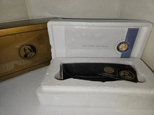 NEW BOY SCOUTS OF AMERICA FRANKLIN MINT FOLDING KNIFE "HELPFUL, NORMAN ROCKWELL" - Picture 1 of 9