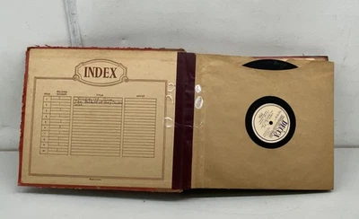 Vintage 40s 50s Lot of 7 Shellac 78 RPM Records Columbia Decca RCA w/ Album - Image 1 of 4