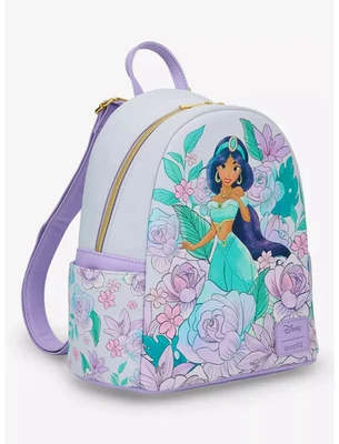 Loungefly Disney Jasmine Lavender Mini Backpack - Image 1 of 4
