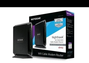 NETGEAR C7000-100NAS Nighthawk AC1900 WiFi Cable Modem/Wireless Router - Imagen 1 de 3